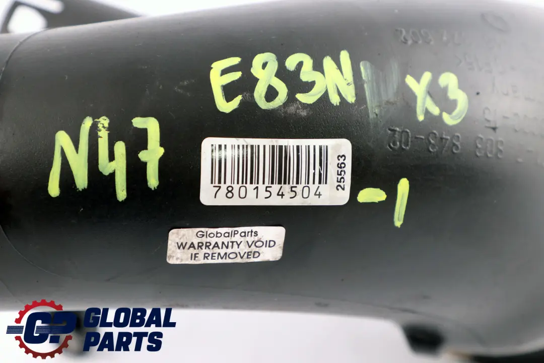 N47 Rura Wlot Dolot Powietrza do BMW X3 E83 LCI o numerze 7801545 BMW X3 E83 LCI N47 Rura Wlot Dolot Powietrza - SKU 7801545-1 - Numer Części 7801545
