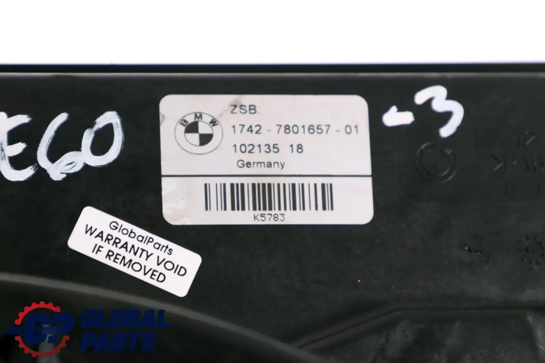 BMW E60 E61 LCI Diesel Cubierta Ventilador Radiador 600W - SKU 7801657-3 - Número de pieza 7801657