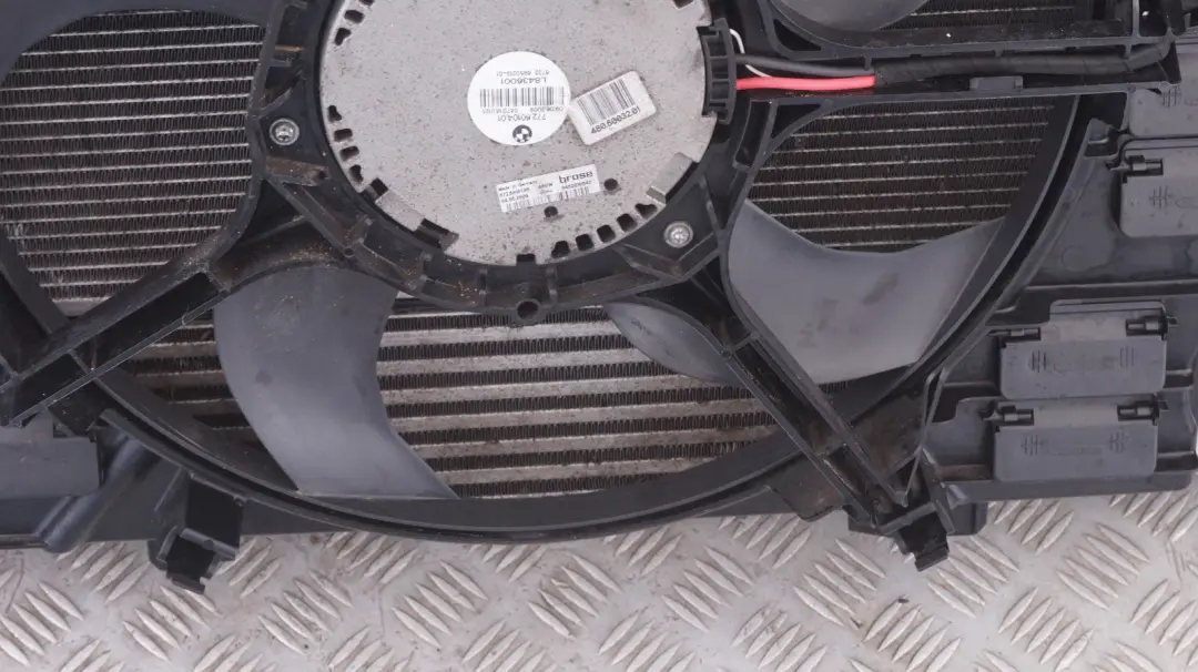 BMW 5 er E60 E61 Diesel Komplett Lüfterzarge Lüfter 600W - SKU 7801657 - Teilenummer 7801657