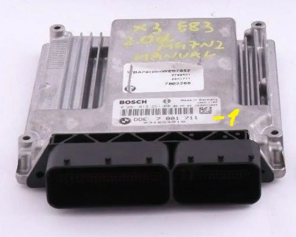 M47N2 Sterownik Silnika ECU DDE Manual do BMW X3 E83 2.0D o numerze 7801711 BMW X3 E83 2.0D M47N2 Sterownik Silnika ECU DDE Manual - SKU 7801711-1 - Numer Części 7801711