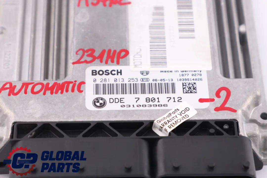M57N2 ECU Engine Kit DDE CAS2 Key to BMW 3 5 Series E60 E90 330d 530d with Part number 7801712 BMW 3 5 Series E60 E90 330d 530d M57N2 ECU Engine Kit DDE CAS2 Key - SKU 7801712-2 - Part number 7801712