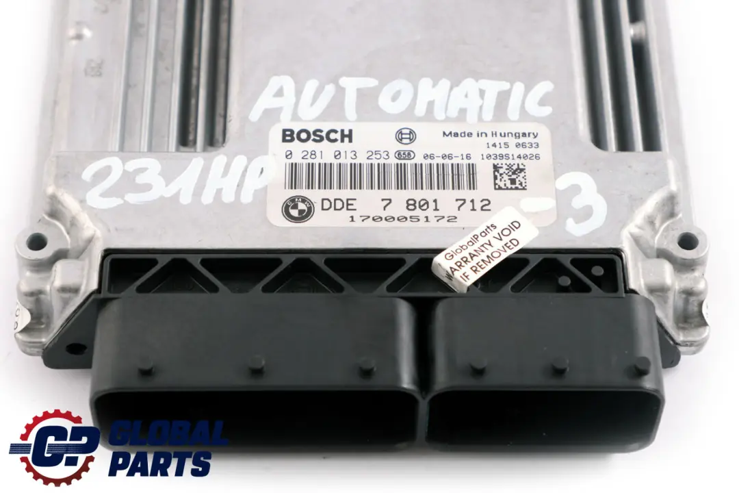 BMW 3 5 Series E60 E90 330d 530d M57N2 ECU Moteur Kit DDE CAS2 Clé - SKU 7801712-3 - Numéro de pièce 7801712