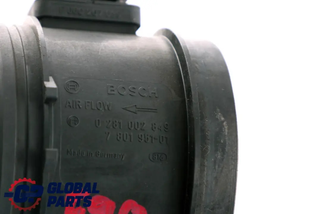 Sensor Medidor de Masa de Flujo de Aire Diesel para BMW E60 E61 E90 E91 E92 con número de pieza 7793633 BMW E60 E61 E90 E91 E92 Sensor Medidor de Masa de Flujo de Aire Diesel - SKU 7801951 - Número de pieza 7793633