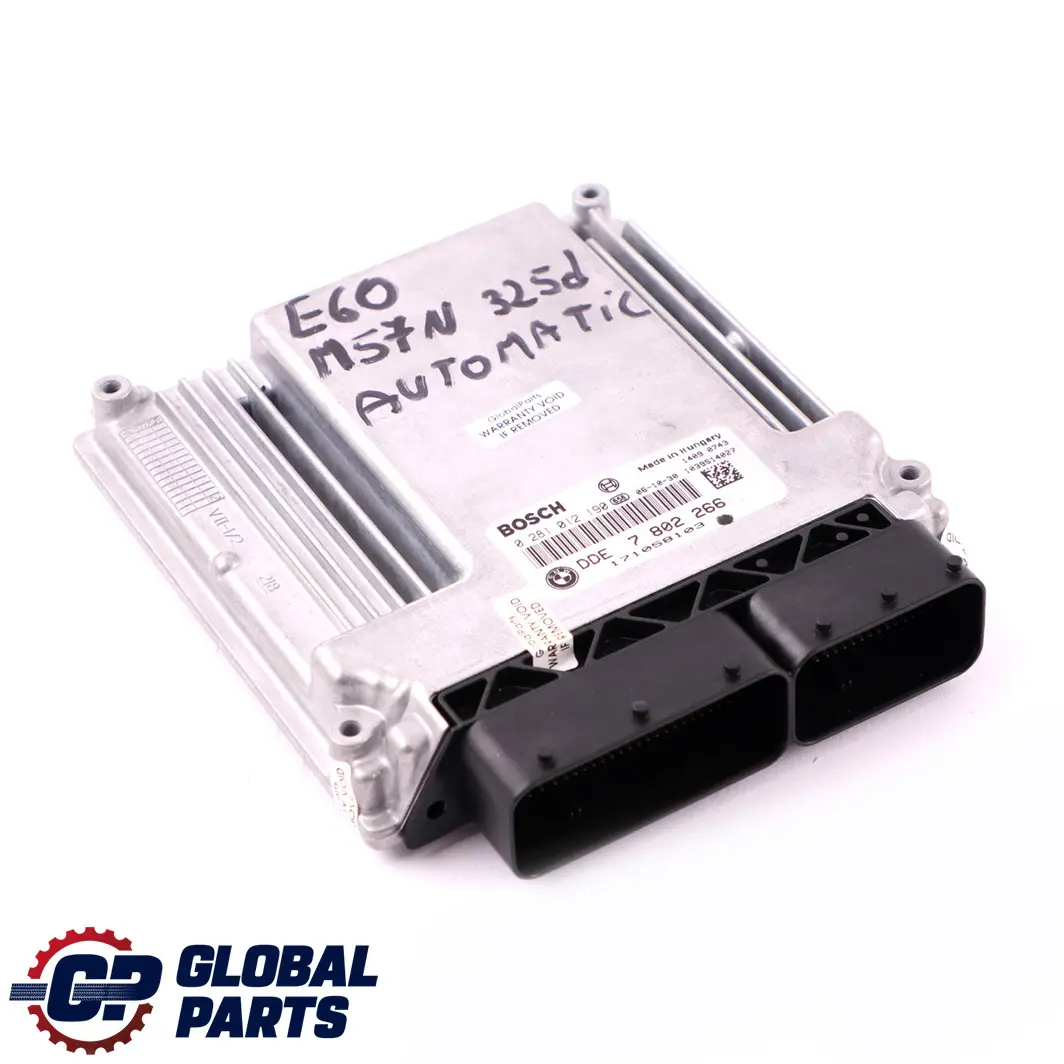BMW E60 E61 525d 530d M57N Engine Control Unit ECU DDE Automatic - SKU 7802266 - Part number 7802266