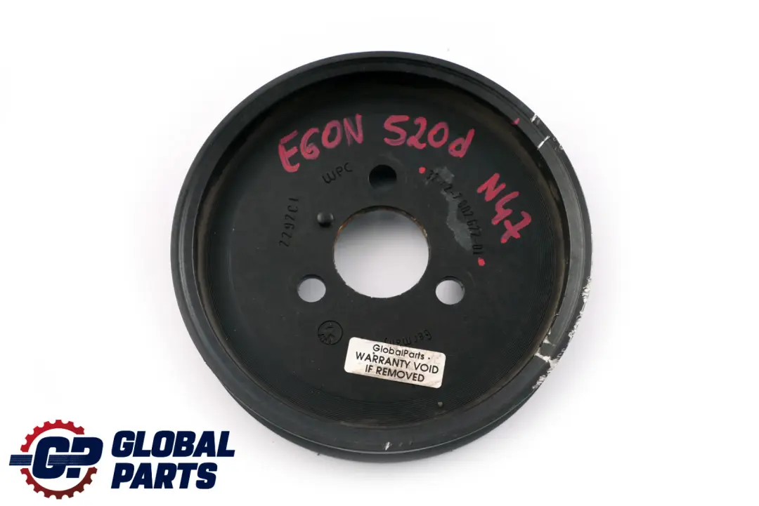 N47 Koło Pasowe Pompy Wspomagania D=125MM do BMW E60 E61 520d o numerze 7802622 BMW E60 E61 520d N47 Koło Pasowe Pompy Wspomagania D=125MM - SKU 7802622 - Numer Części 7802622