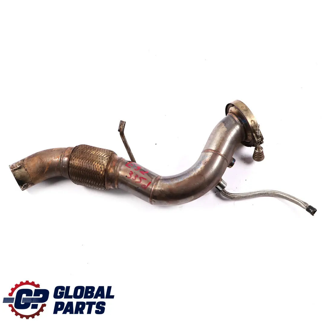 M57N2 Exhaust Front Pipe Turbo Downpipe Set to BMW 3 Series E90 E91 E92 335d with Part number 7802661 BMW 3 Series E90 E91 E92 335d M57N2 Exhaust Front Pipe Turbo Downpipe Set - SKU 7802661 - Part number 7802661