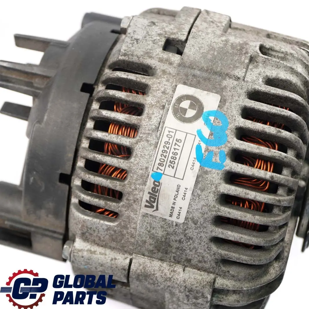 M57N M57N2 Compact Alternator Generator VALEO 170A to BMW 5 7 E60 E61 E65 with Part number 7802929 BMW 5 7 E60 E61 E65 M57N M57N2 Compact Alternator Generator VALEO 170A - SKU 7802929 - Part number 7802929