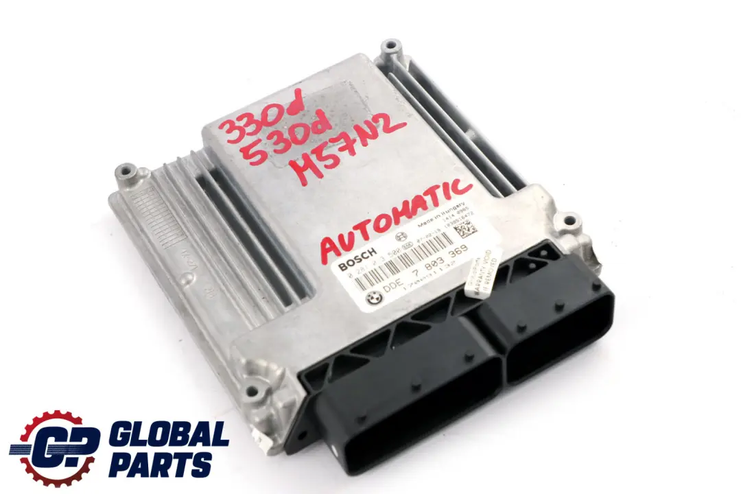 BMW E60 E61 E90 E91 330d 530d M57N2 Engine DDE Control Unit Automatic - SKU 7803369 - Part number 7803369