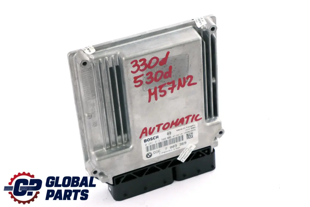 BMW E60 E61 E90 E91 330d 530d M57N2 Engine DDE Control Unit Automatic - SKU 7803369 - Part number 7803369