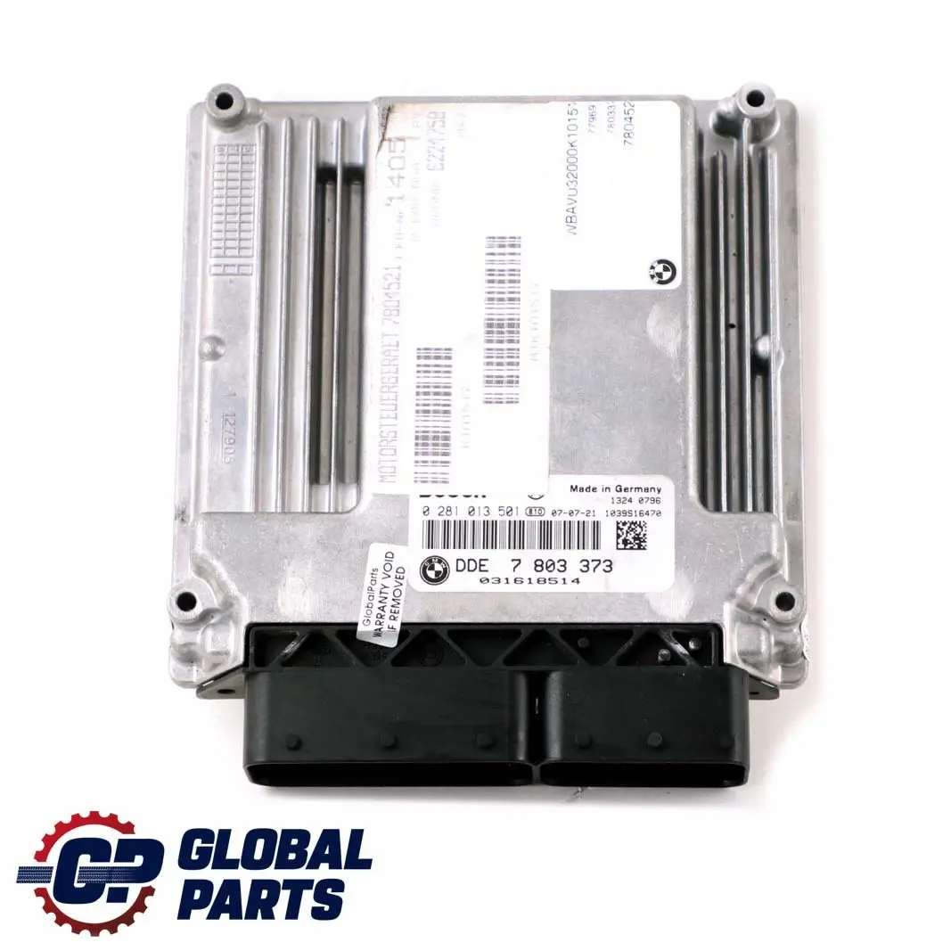 BMW E60 E87 E90 E91 120d 320d 520d M47N2 163HP ECU Kit DDE CAS3 + Key - SKU 7803373-1 - Part number 7803373