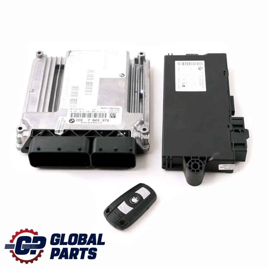 BMW E60 E87 E90 E91 120d 320d 520d M47N2 163HP ECU Kit DDE CAS3 + Key - SKU 7803373-1 - Part number 7803373