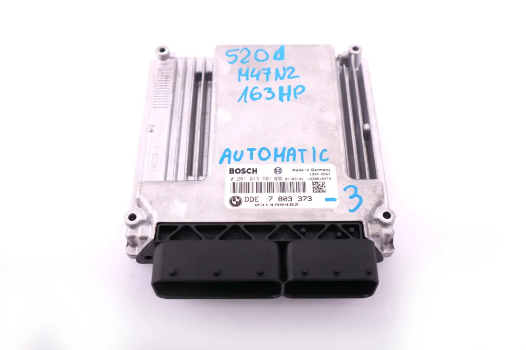 BMW E60 E87 E90 120d 320d 520d M47N2 Steuergerät DDE CAS3 + Schlüssel - SKU 7803373-3 - Teilenummer 7803373
