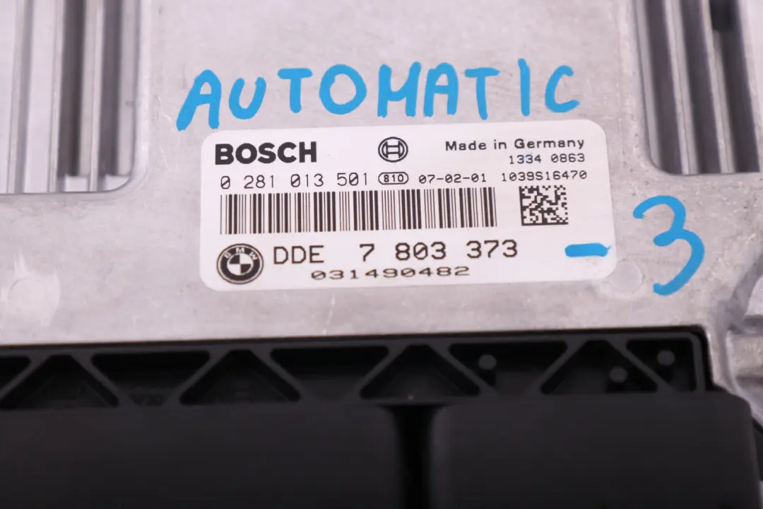 M47N2 Engine Control ECU Kit DDE CAS3 to BMW E60 E87 E90 120d 320d 520d with Part number 7803373 BMW E60 E87 E90 120d 320d 520d M47N2 Engine Control ECU Kit DDE CAS3 - SKU 7803373-3 - Part number 7803373