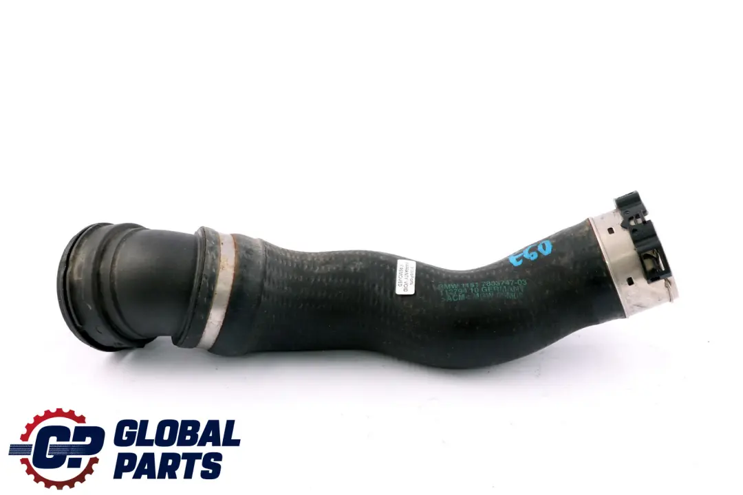 BMW 5 er E60 E61 LCI N47 520d Turbo Ladeluftkühler Leitungsschlauch - SKU 7803747 - Teilenummer 7803747