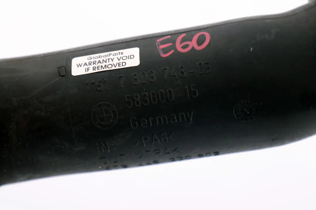 BMW 5 Series E60 E61 LCI N47 520d Intercooler Air Charge Line Hose - SKU 7803748 - Part number 7803748