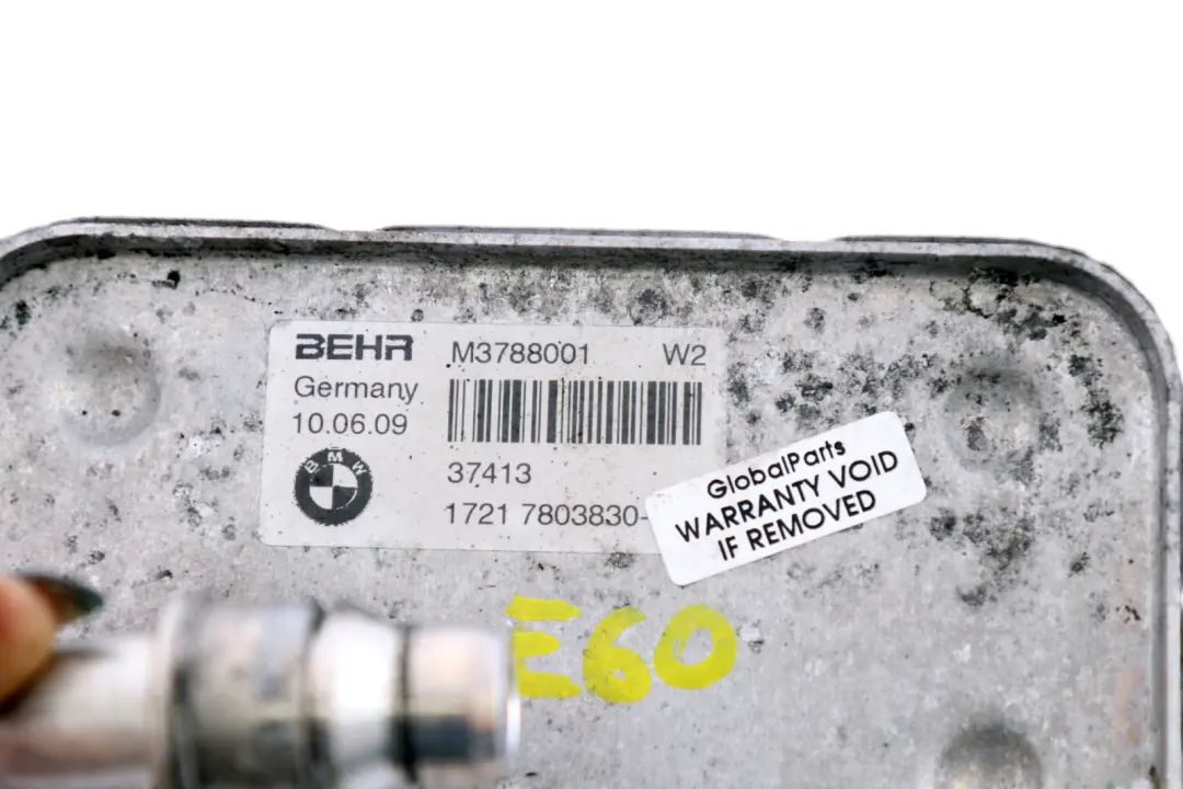 Cooler Heat Exchanger Boîte De Vitesses Automatique pour BMW E60 E63 LCI à propos du numéro de pièce 7803830 BMW E60 E63 LCI Cooler Heat Exchanger Boîte De Vitesses Automatique - SKU 7803830 - Numéro de pièce 7803830