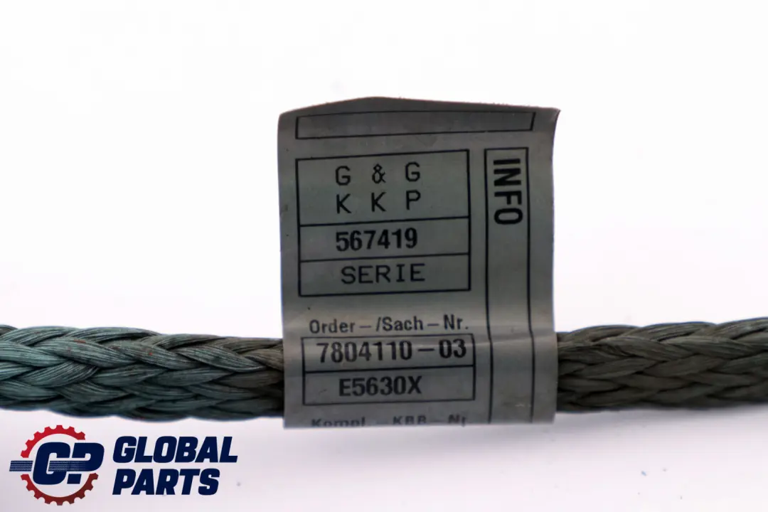 BMW 5 Series F10 F11 LCI Earth Cable Battery Cable - SKU 7804110 - Part number 7804110