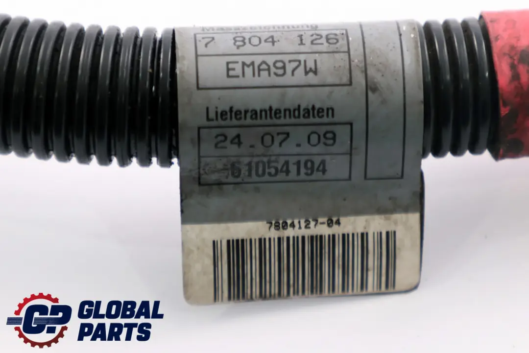 Cable Alternator Starter Base B pour BMW E60 E61 LCI 520D à propos du numéro de pièce 12427804127 BMW E60 E61 LCI 520D Cable Alternator Starter Base B - SKU 7804127 - Numéro de pièce 12427804127