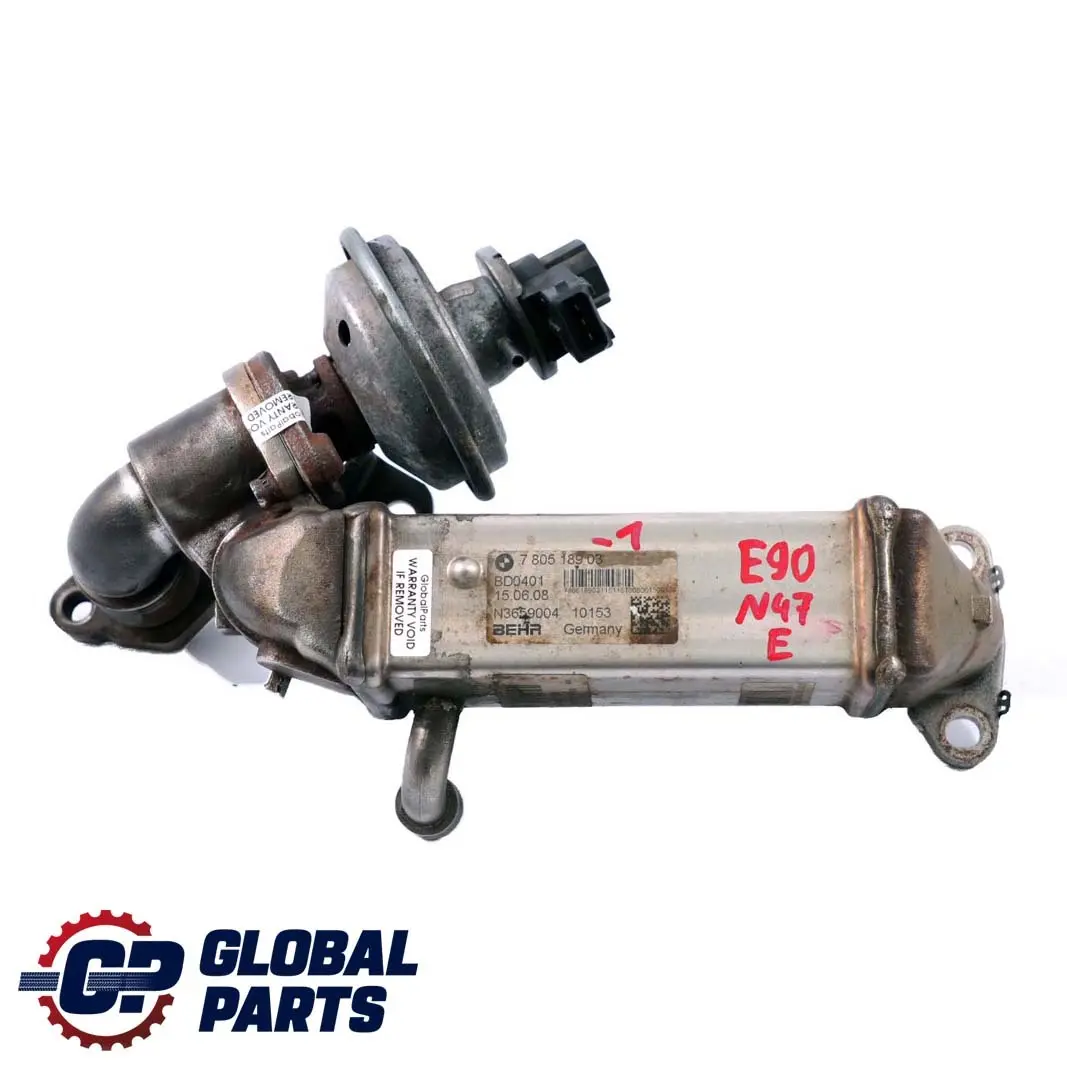 BMW E81 E87 LCI E88 E90 E91 N47 Collettore EGR Scarico Radiatore 7805189