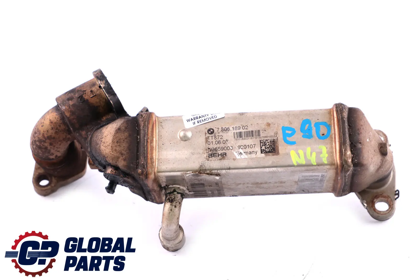 AGR-Gas-Kühler BMW E81 E87 LCI E90 E91 N47 Abgaskrümmer-Kühler 7805189