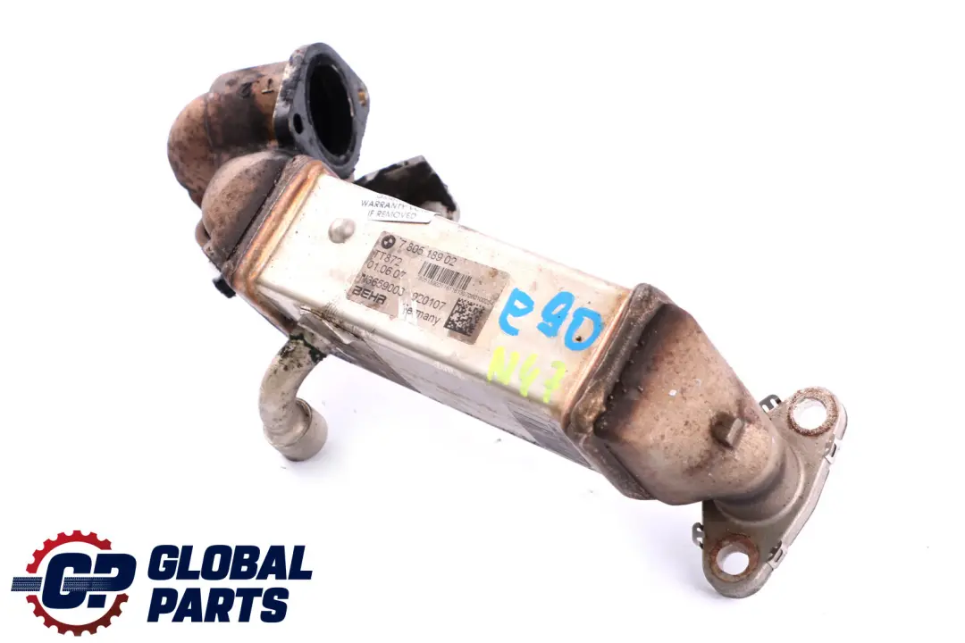 Refroidisseur De Gaz EGR BMW E81 E87 LCI E90 E91 N47 Échappement pour à propos du numéro de pièce 7805189 Refroidisseur De Gaz EGR BMW E81 E87 LCI E90 E91 N47 Échappement - SKU 7805189 - Numéro de pièce 7805189