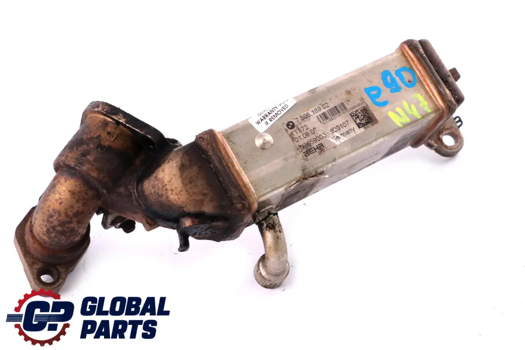  Raffreddatore Gas EGR BMW E81 E87 LCI E90 E91 N47 Collettore Di Scarico - SKU 7805189 - Numero di parte 7805189