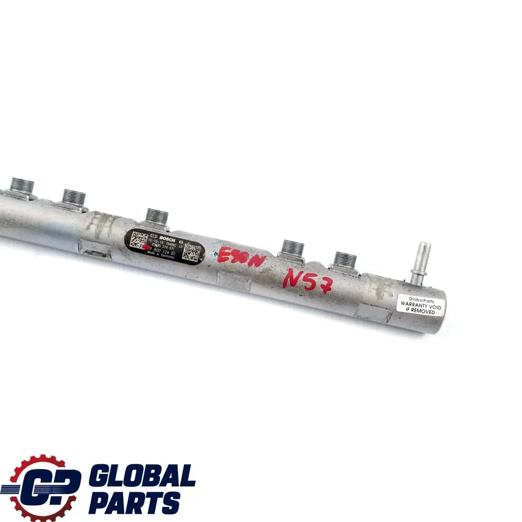 N57 High pressure Rail Fuel Diesel 7800124 to BMW E90 E91 E92 LCI F30 F10 F01 with Part number 7805423 BMW E90 E91 E92 LCI F30 F10 F01 N57 High pressure Rail Fuel Diesel 7800124 - SKU 7805423 - Part number 7805423