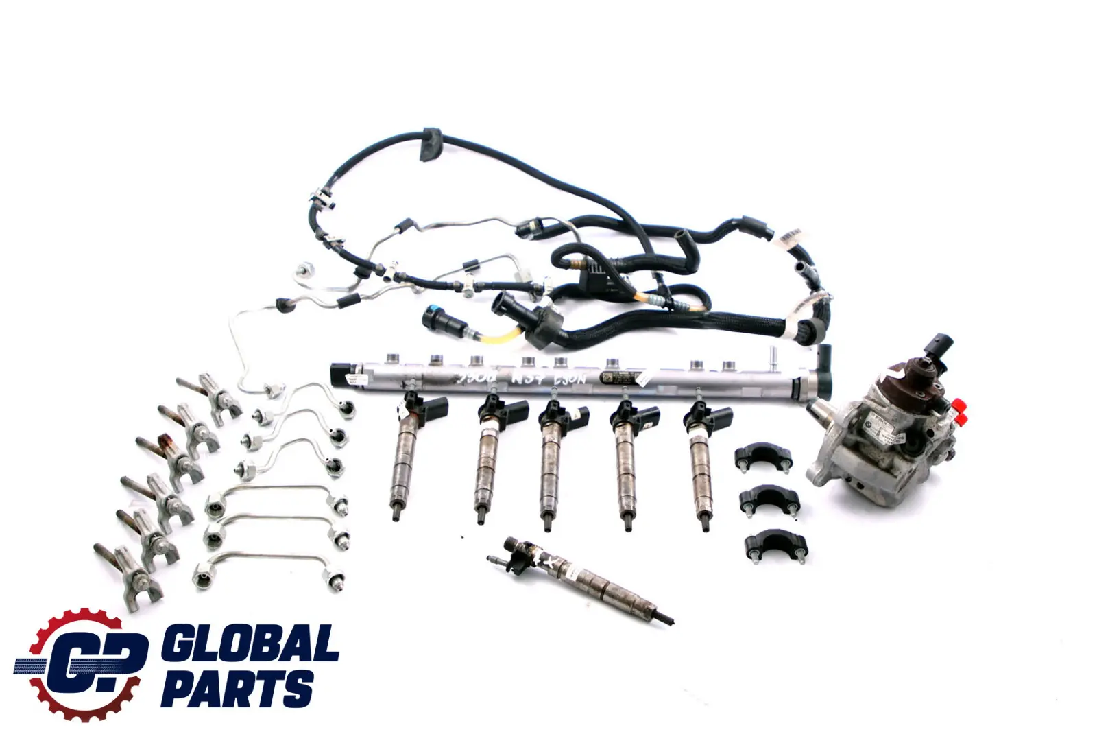 BMW E90 E91 E92 325d 330d N57 Set Iniettore Sistema Iniezione Pompa Carburante