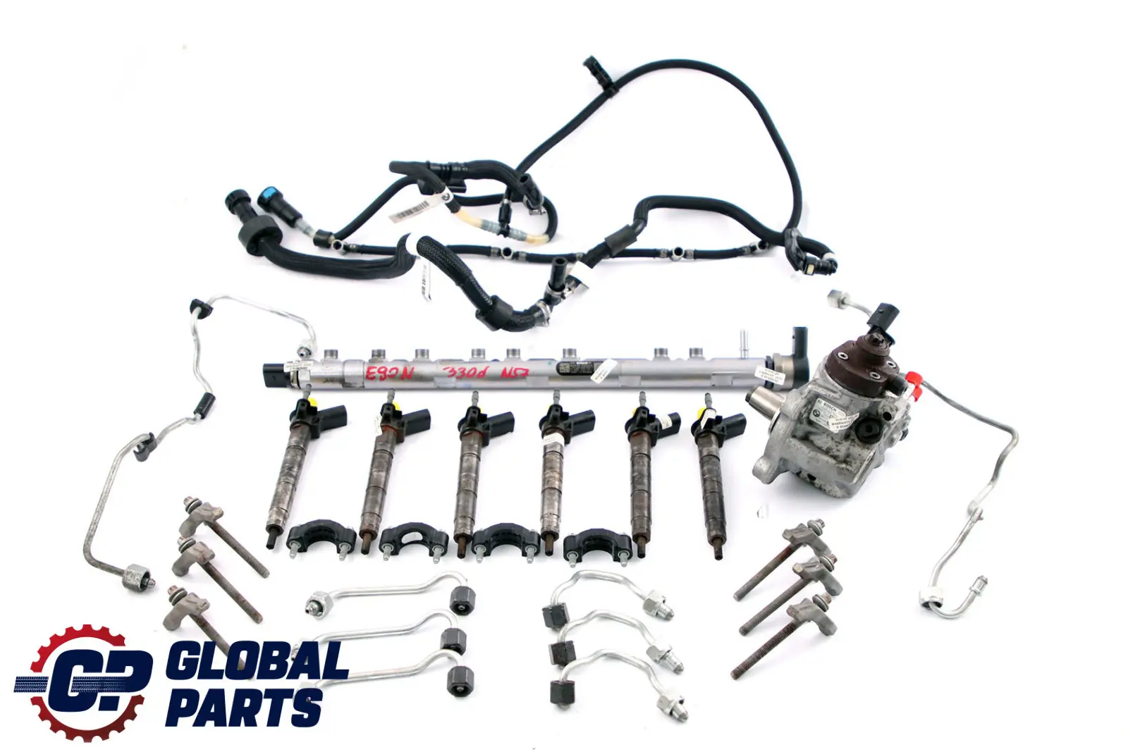 BMW E90 325d 330d Diesel N57 Set Pompa Carburante Iniettore Sistema Iniezione