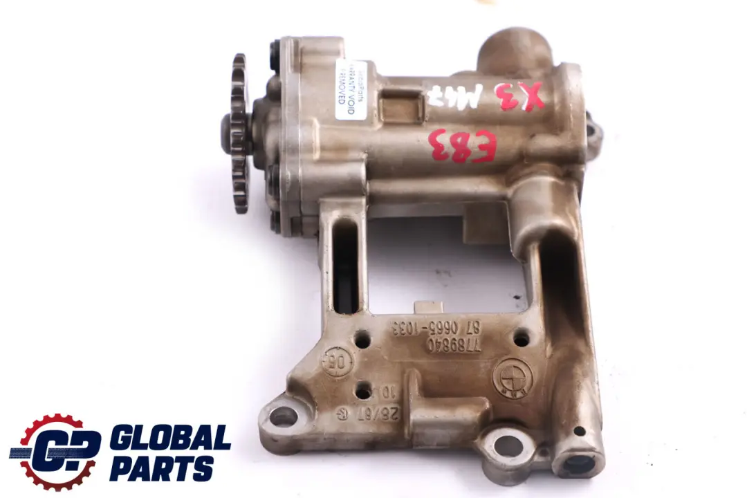 M47N E83 2.0d M47N2 Diesel Engine Oil Pump to BMW 3 X3 Series E46 318d with Part number 7789840 BMW 3 X3 Series E46 318d M47N E83 2.0d M47N2 Diesel Engine Oil Pump - SKU 7805814 - Part number 7789840