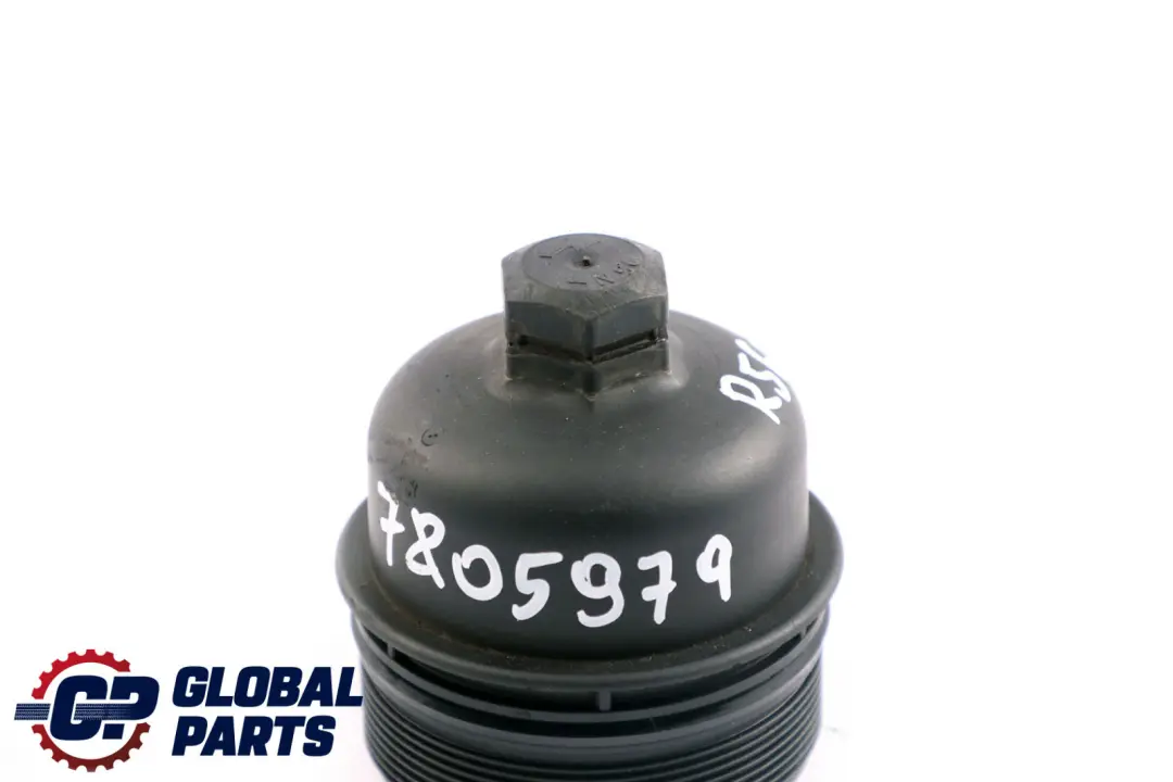 Oil Filter Cover to Mini Cooper R55 R56 Petrol Engine with Part number 7805979 Mini Cooper R55 R56 Petrol Engine Oil Filter Cover - SKU 7805979 - Part number 7805979