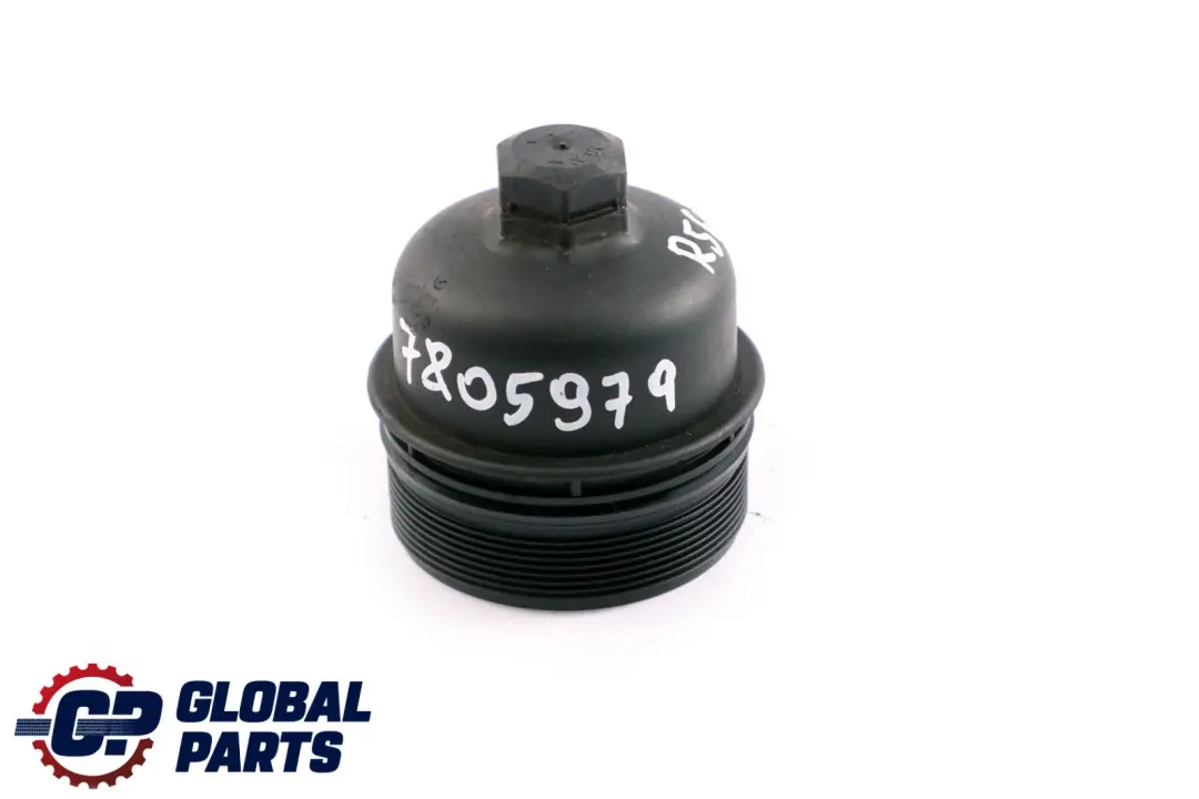 Oil Filter Cover to Mini Cooper R55 R56 Petrol Engine with Part number 7805979 Mini Cooper R55 R56 Petrol Engine Oil Filter Cover - SKU 7805979 - Part number 7805979