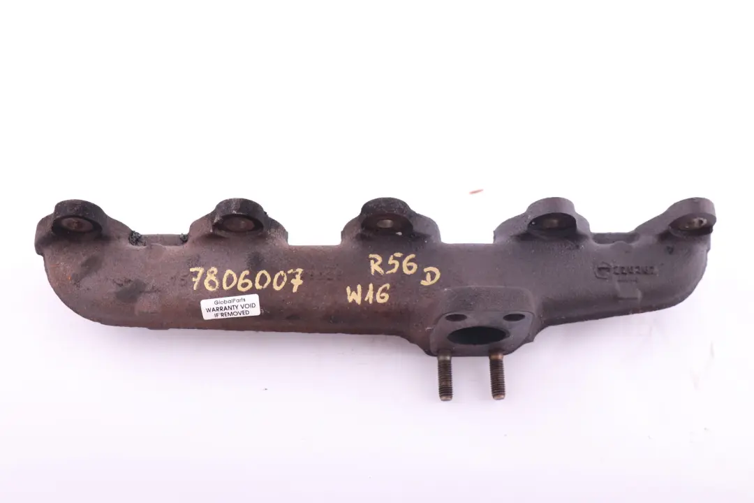 AbgaskrĂĽmmer für Mini Cooper D One D R55 R56 W16 Diesel mit Teilenummer 7806007 Mini Cooper D One D R55 R56 W16 Diesel AbgaskrĂĽmmer - SKU 7806007 - Teilenummer 7806007