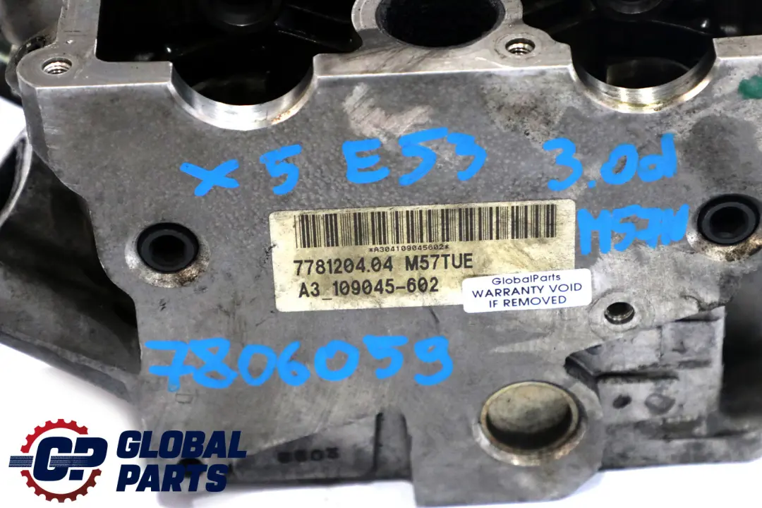 BMW 3 5 7 X5 er E46 E53 E60 E65 330d 530d 3.0d Motor M57N Kopfzylinder 7781204 - SKU 7806059 - Teilenummer 7806059