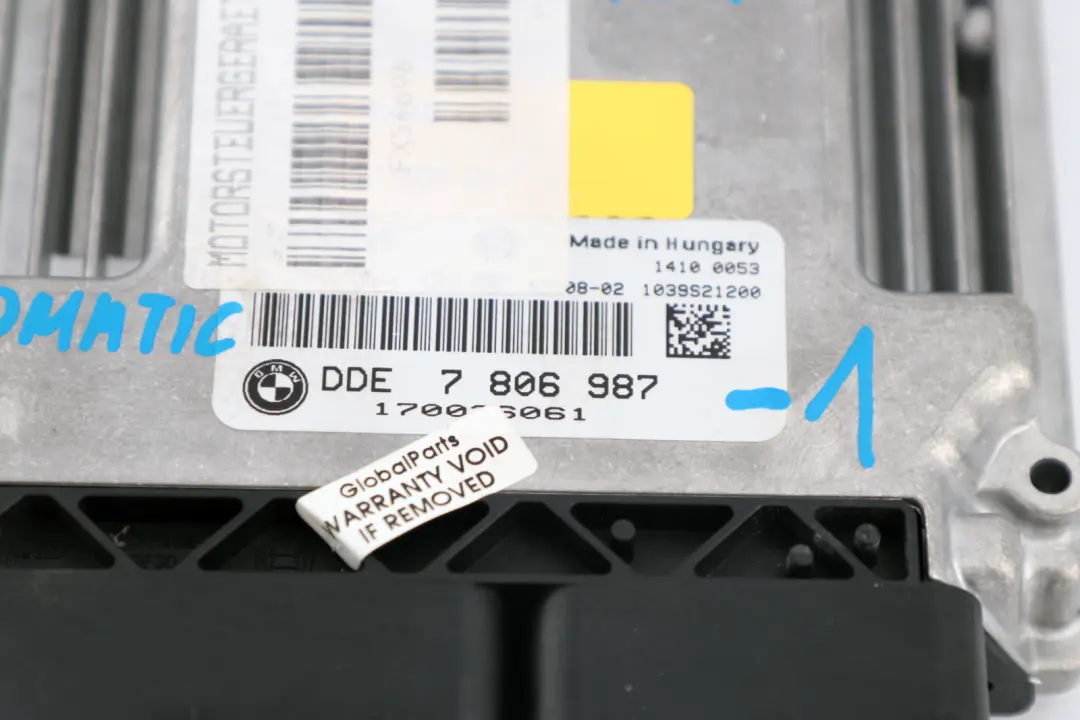 M57N2 ECU Kit DME CAS3 + Key to BMW 3 5 Series E60 LCI E90 E91 325d 525d with Part number 7806987 BMW 3 5 Series E60 LCI E90 E91 325d 525d M57N2 ECU Kit DME CAS3 + Key - SKU 7806987-1 - Part number 7806987