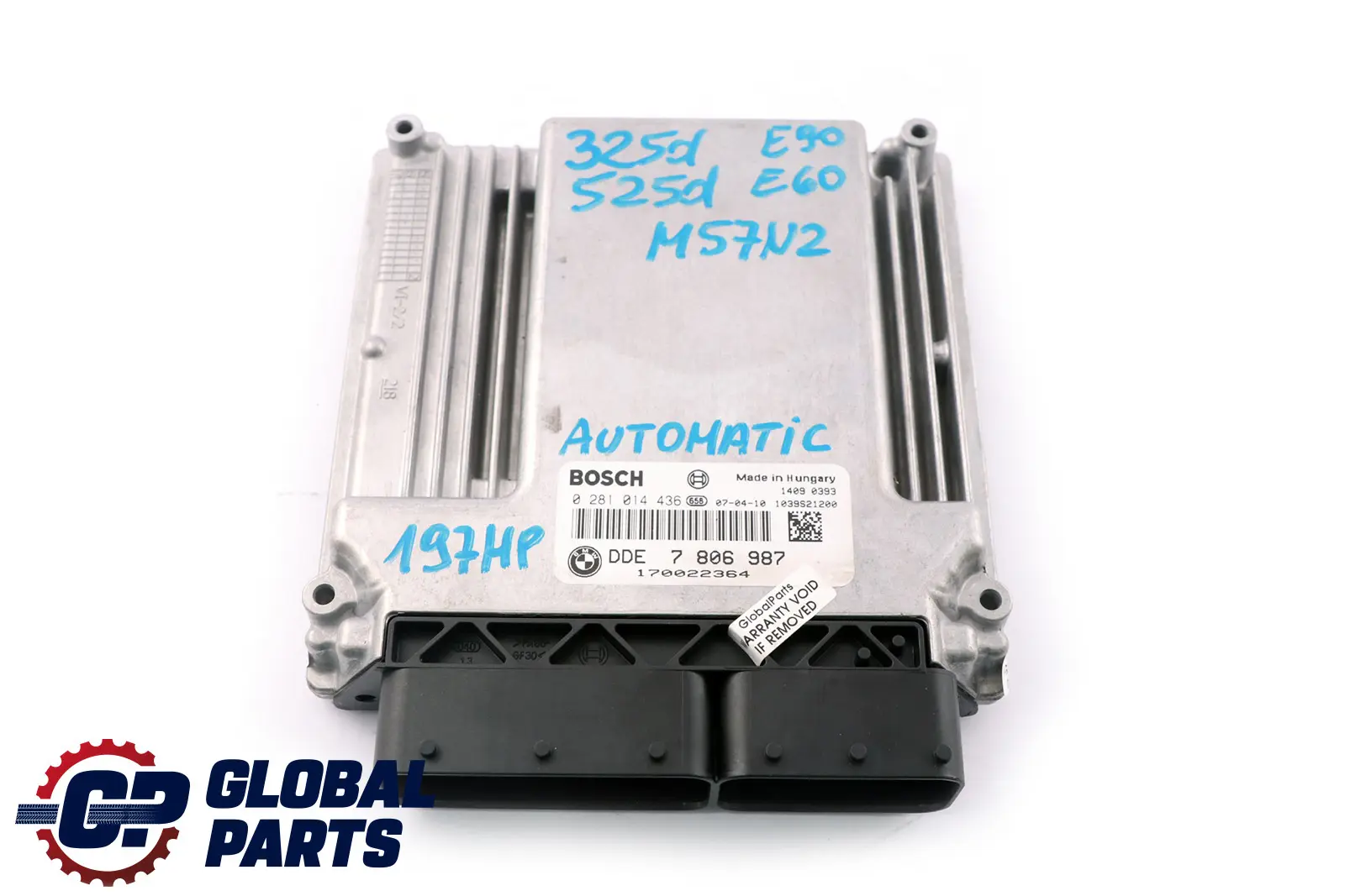 BMW 3 5 Series E60 LCI E90 325d 525d M57N2 ECU Basic DDE Control Unit 7806987