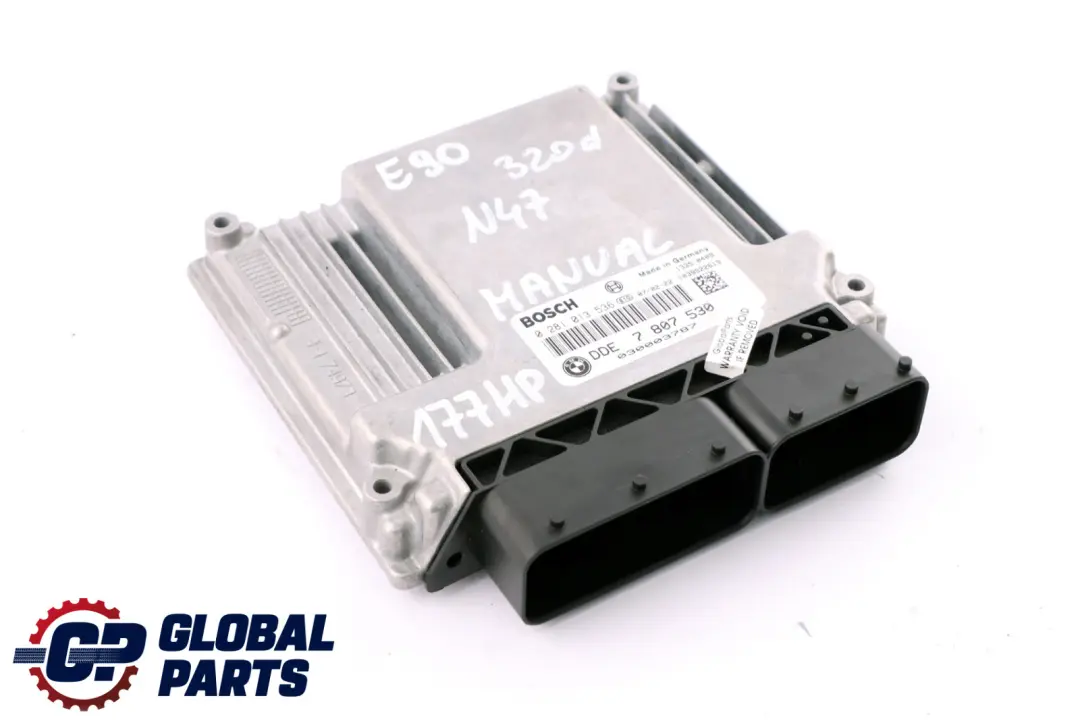 N47 Engine Control Unit ECU DDE to BMW E60 E81 E87 LCI E90 120d 320d 520d with Part number 7807530 BMW E60 E81 E87 LCI E90 120d 320d 520d N47 Engine Control Unit ECU DDE - SKU 7807530 - Part number 7807530