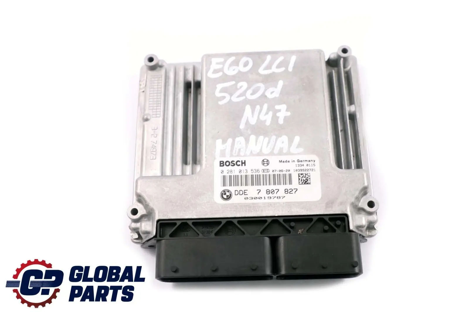 BMW E60 E61 LCI 520d N47 177HP Diesel Engine Unit ECU DDE 7807827 Manual