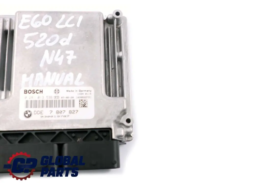N47 177HP Diesel Engine Unit ECU DDE Manual to BMW E60 E61 LCI 520d with Part number 7807827 BMW E60 E61 LCI 520d N47 177HP Diesel Engine Unit ECU DDE Manual - SKU 7807827 - Part number 7807827