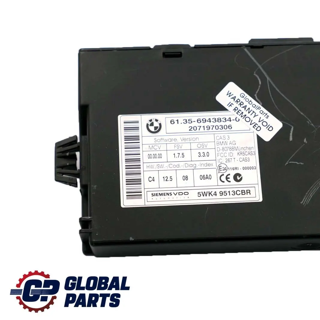 BMW E87 LCI E90 118d 318d N47 Diesel ECU KIT DDE CAS3 Schlüssel - SKU 7807828-2 - Teilenummer 7807828