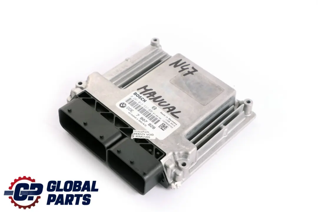 N47 Diesel ECU DDE Engine Control Unit to BMW 1 3 Series E81 E87N E90 E91 with Part number 7807828 BMW 1 3 Series E81 E87N E90 E91 N47 Diesel ECU DDE Engine Control Unit - SKU 7807828 - Part number 7807828