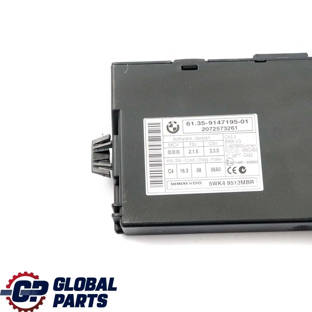 BMW E60 E87 E90 120d 320d 520d N47 ECU Kit DDE Control Unit CAS3 + Key - SKU 7809000-4 - Part number 7809000