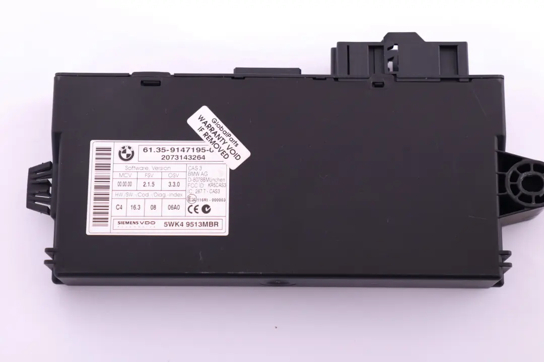 BMW 1 3 Series E87 LCI E90 118d 318d N47 Diesel ECU KIT DDE + CAS3 Key - SKU 7809001-1 - Part number 7809001