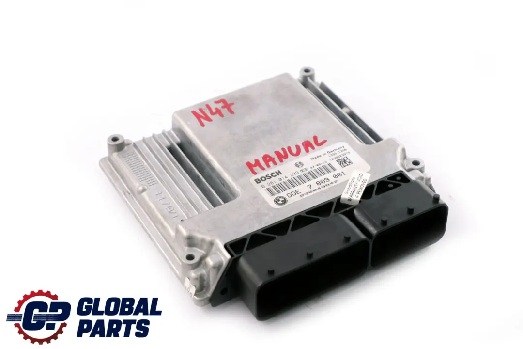 BMW 1 3 er E81 E87N E90 E91 N47 Diesel ECU DDE Grundsteuergerät Motorsteuerung - SKU 7809001-2 - Teilenummer 7809001