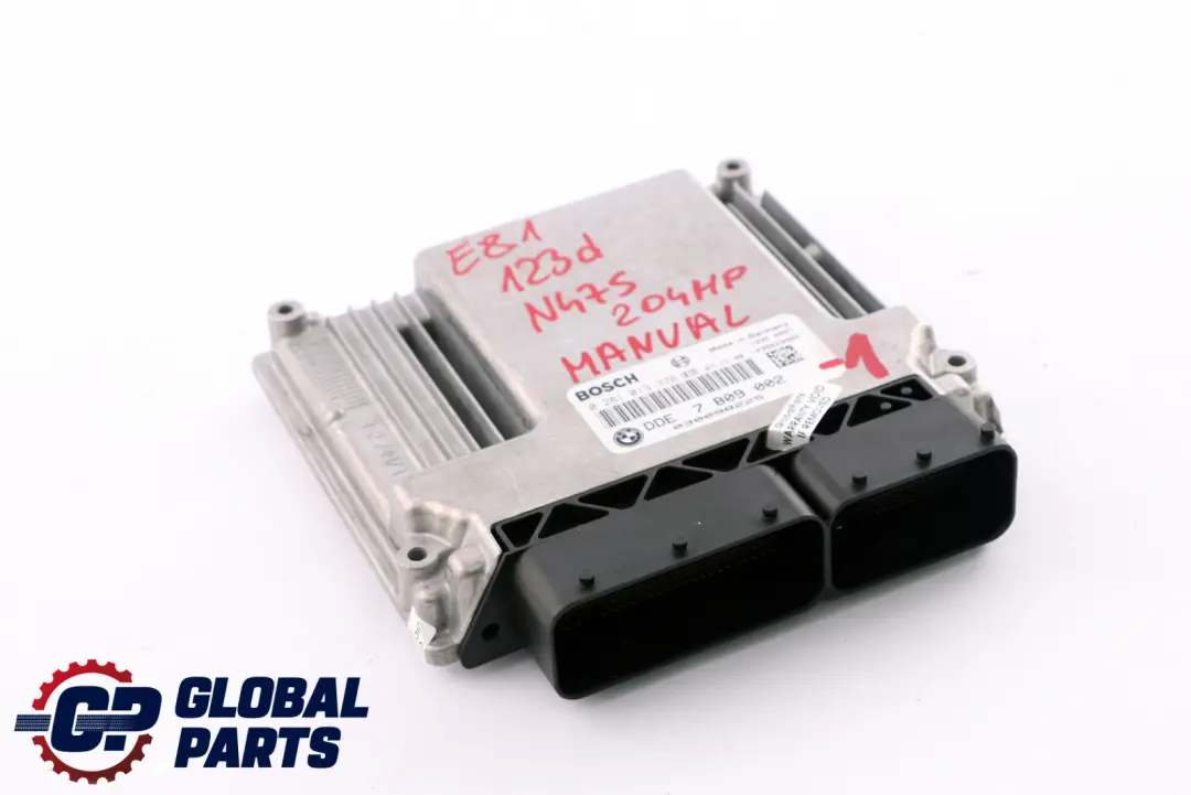 N47S 123d Engine Control Unit DDE Manual BMW E81 E82 E87 LCI - SKU 7809002-1 - Part number 7809002