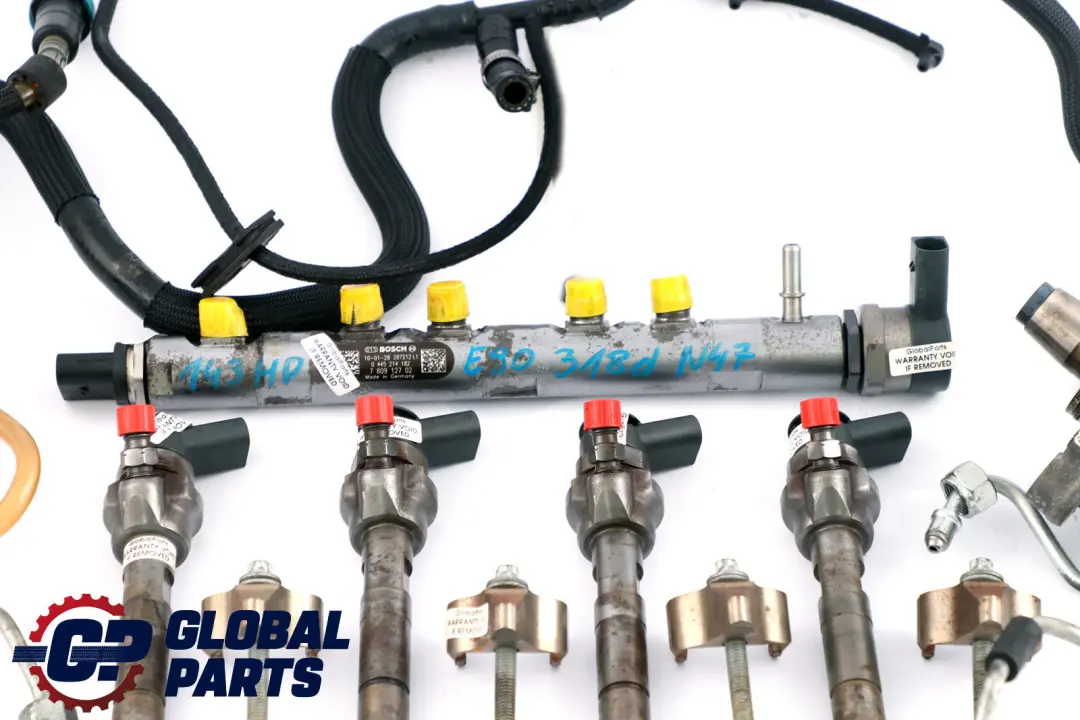 Injector Fuel Rail Diesel N47 to BMW E81 E87 LCI E90 F20 F21 F30 with Part number 7809127 BMW E81 E87 LCI E90 F20 F21 F30 Injector Fuel Rail Diesel N47 - SKU 7809127-3 - Part number 7809127
