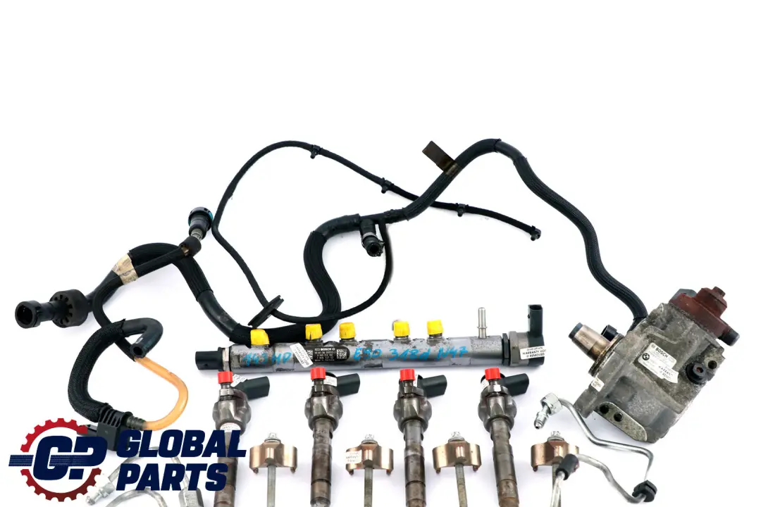 BMW E81 E87 LCI E90 Set Fuel Injection System Diesel N47 118d 318d - SKU 7809127 - Part number 13537809127