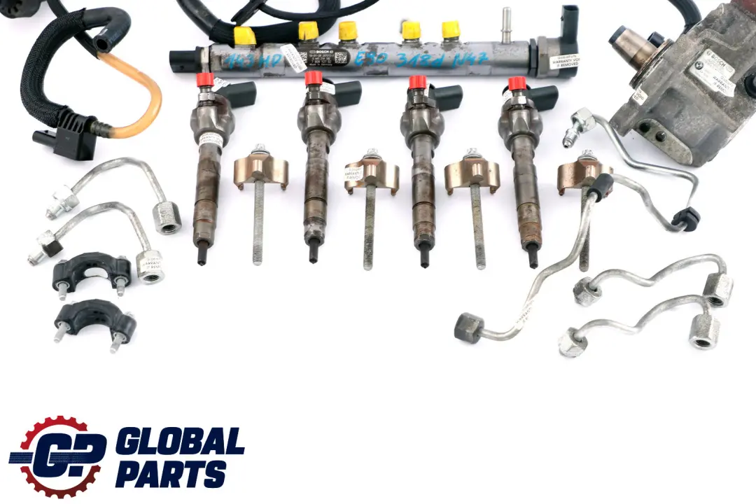 BMW E81 E87 LCI E90 Satz Kraftstoff Einspritz Anlage Diesel N47 118D 318D - SKU 7809127 - Teilenummer 13537809127