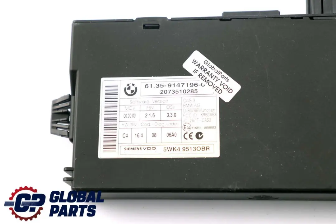 BMW 3 5 Series E60 LCI E90 325d 525d M57N2 197HP ECU Kit DDE CAS3 + Key - SKU 7809941-4 - Part number 7809941