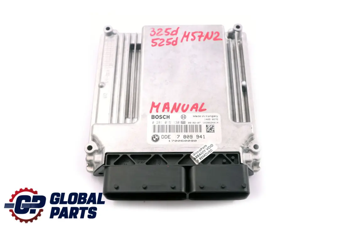 M57N2 ECU Control Unit Basic DDE to BMW 3 5 Series E60 LCI E90 325d 525d with Part number 7809941 BMW 3 5 Series E60 LCI E90 325d 525d M57N2 ECU Control Unit Basic DDE - SKU 7809941 - Part number 7809941